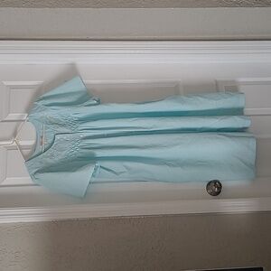 Miss Elaine Seersucker Housedress Snap Front Size Large